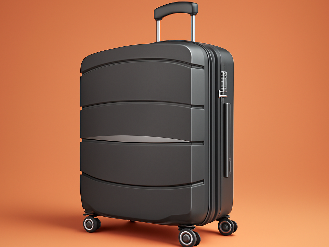 20 Inch Carry-On Luggage 22x14x9 Airline Approved, PP Suitcase with Spinner Wheels limited-time deal deal image 1