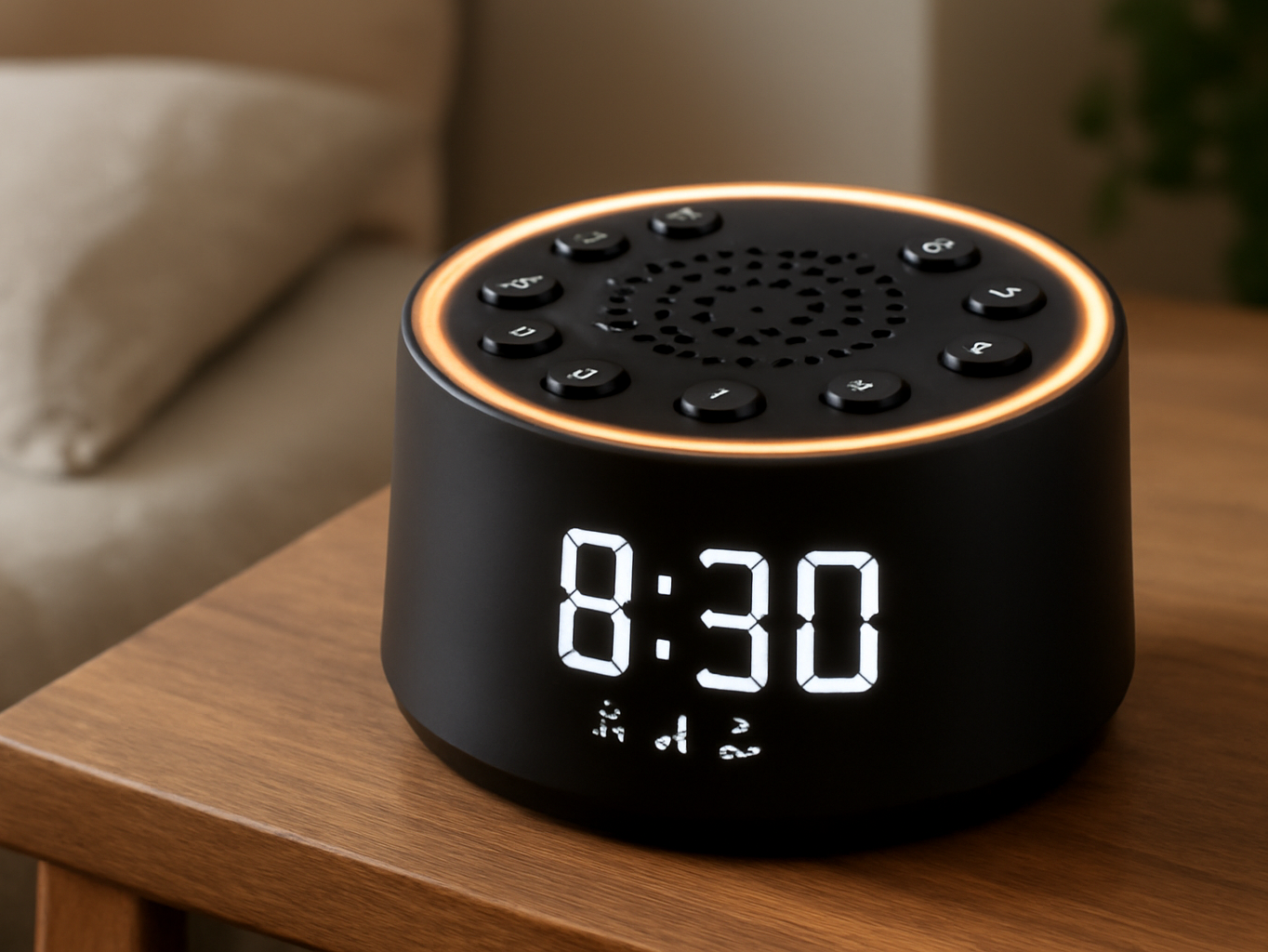 Dreamegg D1 Nova Sound Machine Alarm Clock for Sleep, White Noise limited-time deal deal image 2